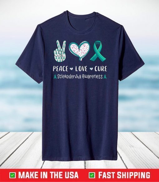 Peace Love Cure Scleroderma Awareness Classic T-Shirt