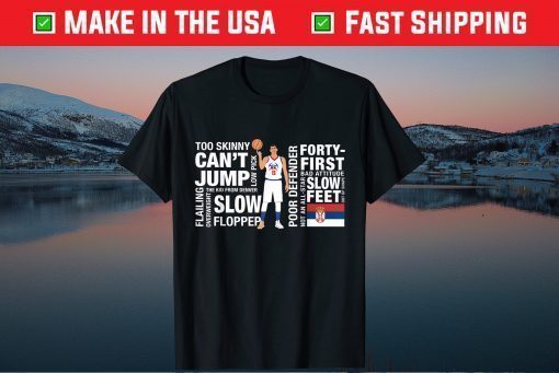 Peep Nikola Jokic's MVP Unisex T-Shirt