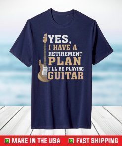 Retired Guitar Player Shirt Rock and Roll Fathers Day T Shirt