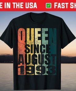 Retro 27th Birthday Quarantine Queen Since August 1993 Classic T-Shirt