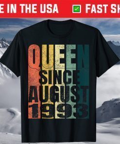 Retro 27th Birthday Quarantine Queen Since August 1993 Classic T-Shirt