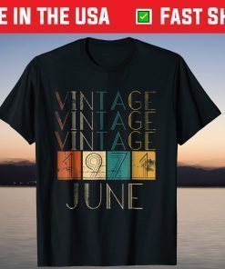 Retro Aged Vintage June 1971 T-Shirt