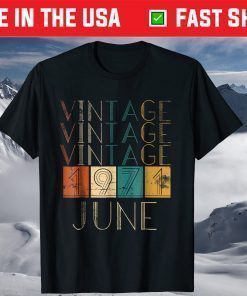 Retro Aged Vintage June 1971 T-Shirt