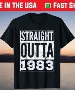 Straight Outta 1983 Adult Birthday Classic T-Shirt