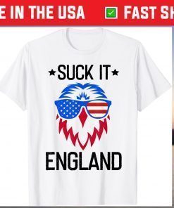 Suck It England Funny 4th of July George Washington 1776 T-Shirt