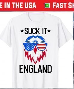 Suck It England Funny 4th of July George Washington 1776 T-Shirt