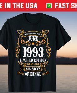 The Legends Were Born In June 1993 28th Birthday Classic T-Shirt