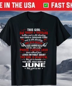 This Girl Was Born In June This girl Is My Classic T-Shirt