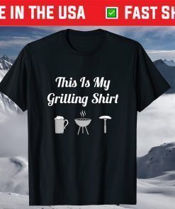 This Is My Grilling BBQ Grill Dad T-Shirt