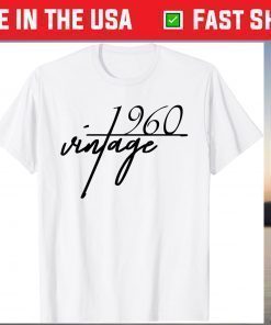 Vintage 1960 60th Birthday T-Shirt