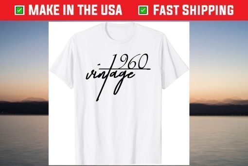 Vintage 1960 60th Birthday T-Shirt