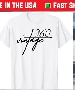 Vintage 1960 60th Birthday T-Shirt