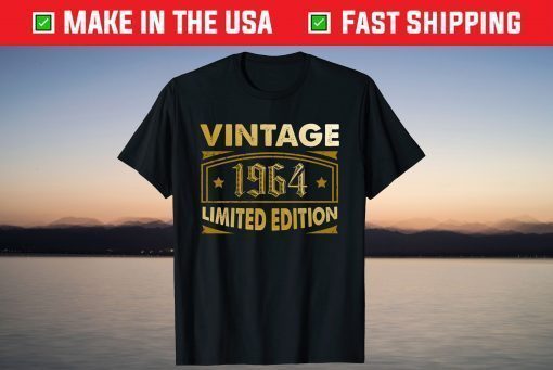 Vintage 1964 Limited Edition 54th Birthday T-Shirt