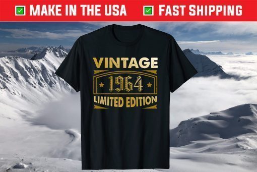 Vintage 1964 Limited Edition 54th Birthday T-Shirt