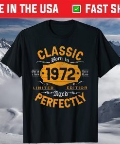 Vintage 1972 Classic 49th Birthday 49 Years Old T-Shirt