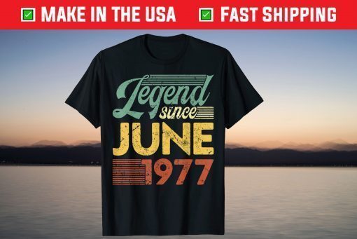 Vintage Birthday Since June 1977 Classic T-Shirt