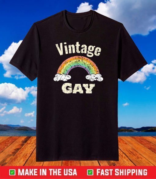 Vintage Gay LGBT Retro Gay Pride Month LGBTQ T-Shirt