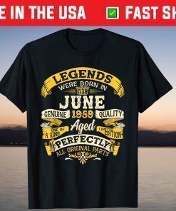 Vintage June 1959 62nd Birthday For 62 Years Old T-Shirt