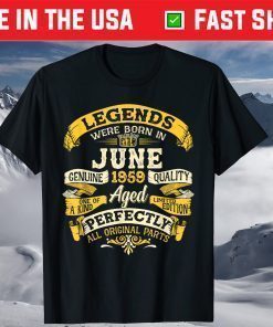 Vintage June 1959 62nd Birthday For 62 Years Old T-Shirt