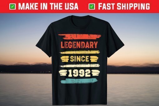 Vintage Legendary Since 1992 Birthday 1992 T-Shirt