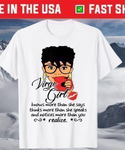 Virgo Girl Are Born in August 23 September 22 T-Shirt