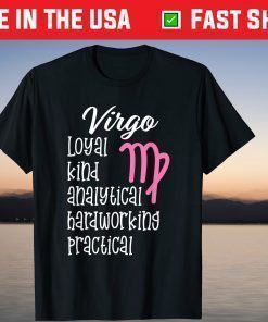 Virgo Traits gift for August and September Birthdays T-Shirt