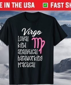 Virgo Traits gift for August and September Birthdays T-Shirt