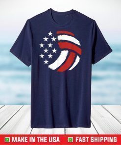 Volleyball ball USA T-shirt