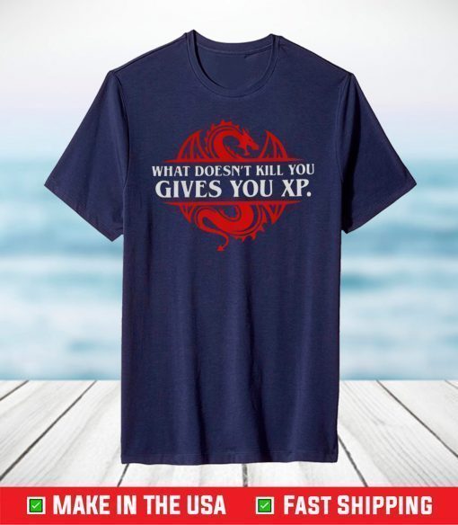 What Doesn't Kill You Gives You XP T-Shirt