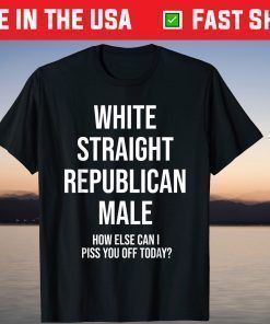 White Straight Republican Male Classic T-Shirt