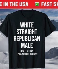 White Straight Republican Male Classic T-Shirt