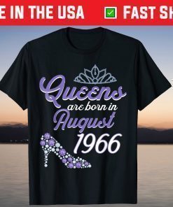 55 Years Old Birthday August 1966 55Th Birthday Unisex T-Shirt