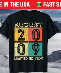 August 2009 Limited Edition 12th Birthday Classic T-Shirt