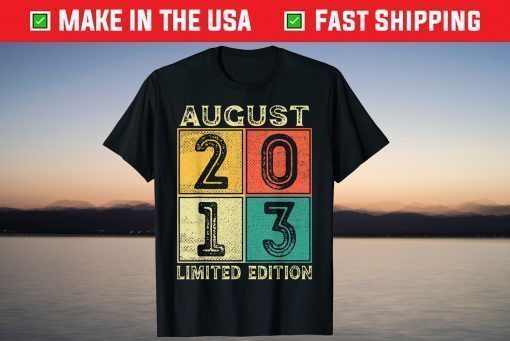 August 2013 Limited Edition 8th Birthday T-Shirt