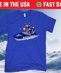 Back 2 Back Boat Tampa Bay Lightning Gift T-Shirt