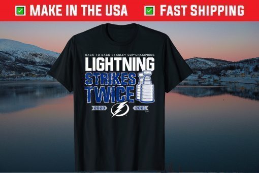 Back To Back Stanley Cup Champions Strikes Twice 2020-2021 Classic T-Shirt