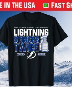 Back To Back Stanley Cup Champions Strikes Twice 2020-2021 Classic T-Shirt