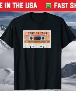 Best Of 1984 36th Birthday Cassette Tape Vintage T-Shirt