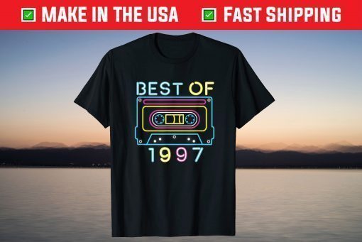 Best Of 1997 24th Birthday Cassette Tape T-Shirt