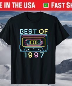 Best Of 1997 24th Birthday Cassette Tape T-Shirt