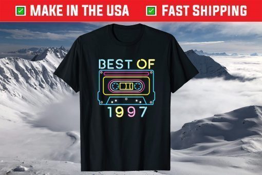 Best Of 1997 24th Birthday Cassette Tape T-Shirt