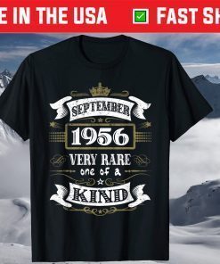 Birthday 365 Vintage September 1956 65th Birthday T-Shirt