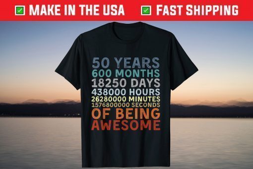 Born In 1971 Birthday - 50 Years Of Awesomeness Classic T-Shirt