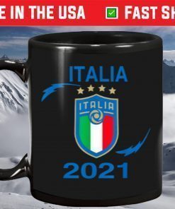 Collectible Italian Jersey Soccer 2020 Italia Champions Euro 2020 Mug