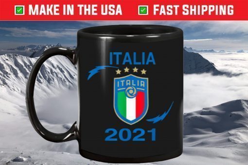 Collectible Italian Jersey Soccer 2020 Italia Champions Euro 2020 Mug