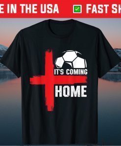 Coming Home Football Player Soccer Fan England Flag Classic T-Shirt