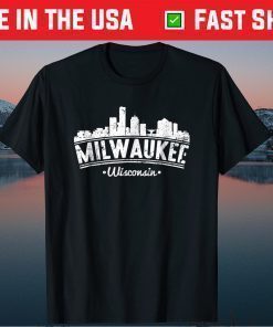 Disstressed Milwaukee City Unisex T-Shirt