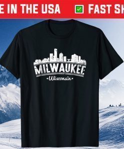 Disstressed Milwaukee City Unisex T-Shirt