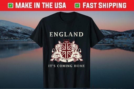 England Football 2021 It's Coming Home Three Heraldic Lions Classic T-Shirt