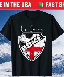 England Soccer 2021 It's Coming Home Football Flag Classic T-Shirt